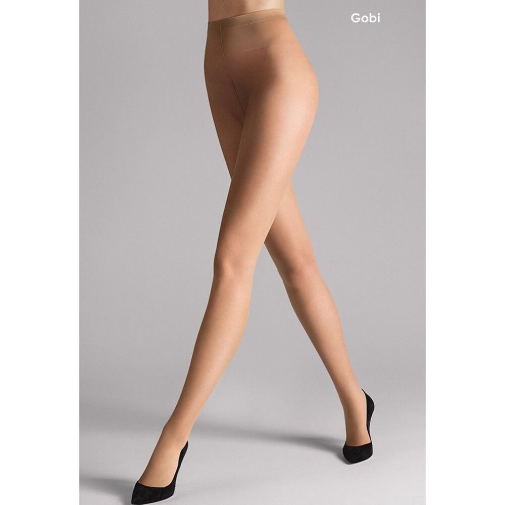 🆕WOLFORD Individual 10 Control Top Tights Pantyhose Sand (Beige) Size Large - Picture 4 of 5